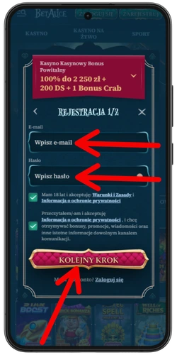 Betalice App Dane Do Konta