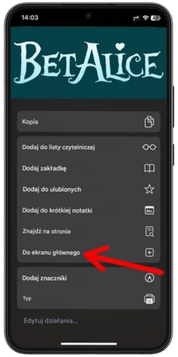 Betalice App Skrót Na Ekranie Głównym